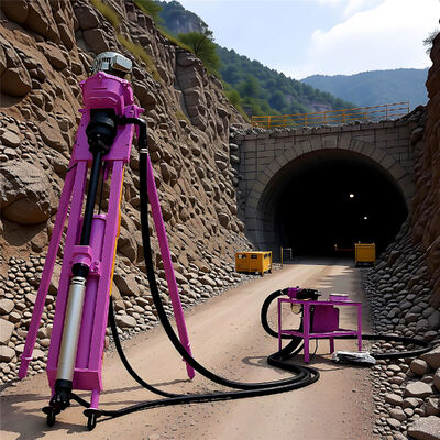 Forage minier Forage à haute efficacité Fracturation et pénétration Roche Forage DTH Petite machine de forage