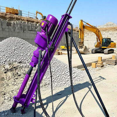Forage minier Forage à haute efficacité Fracturation et pénétration Roche Forage DTH Petite machine de forage