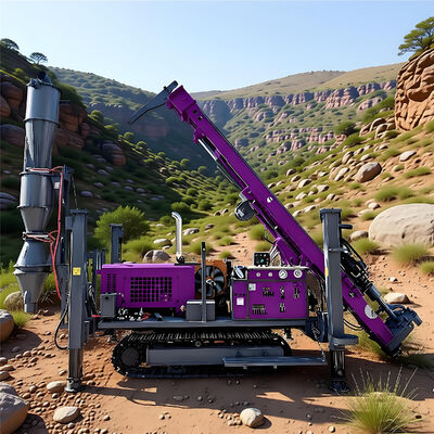 Forage à circulation inverse avec 132 kW de puissance diesel pour une profondeur de forage de 500 m et contrôle hydraulique