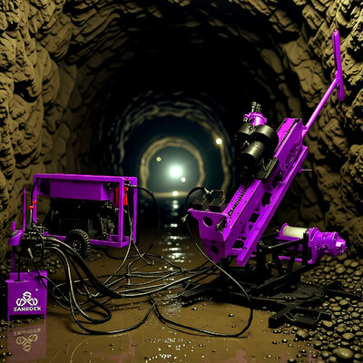 Machine de forage de tunnel Flexibilité opérationnelle Forage de noyau hydraulique Machine de forage mobile de noyau diamanté