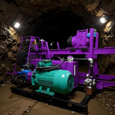 Machine de forage portable de base de 400 m Réglage de forage d'exploration de tunnels Réglage de forage de base hydraulique