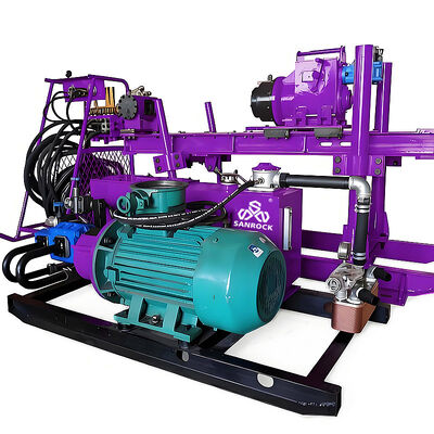 Machine de forage portable de base de 400 m Réglage de forage d'exploration de tunnels Réglage de forage de base hydraulique