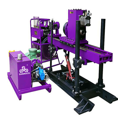 Machine de forage portable de base de 400 m Réglage de forage d'exploration de tunnels Réglage de forage de base hydraulique