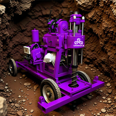 Hydraulic Core Drilling Rig Rotary Borehole Drilling Equipment Geological Core Drilling Rig Machine 