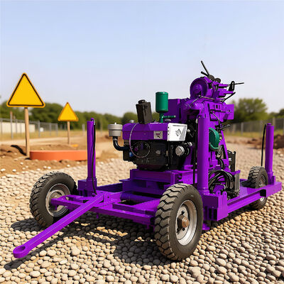 Machine de forage de forage de noyau de remorque