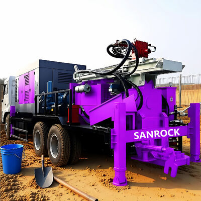 Truck Mounted Water Well Drilling Rig High Torque and Feed Speed 300m Water Well Drilling Rig Manufacturer