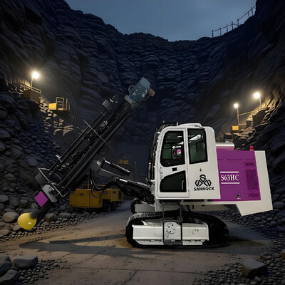 Conception de cabine compacte Forage à grande vitesse à blast-hole Forage à la machine minière Forage à la DTH