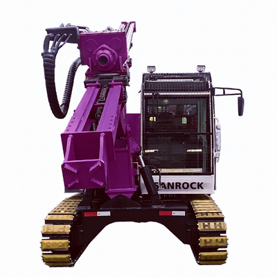Screw Pile Driver Machine Alignment Control  Precision Depth Borehole 30m Solar Photovoltaic Pile Driver 