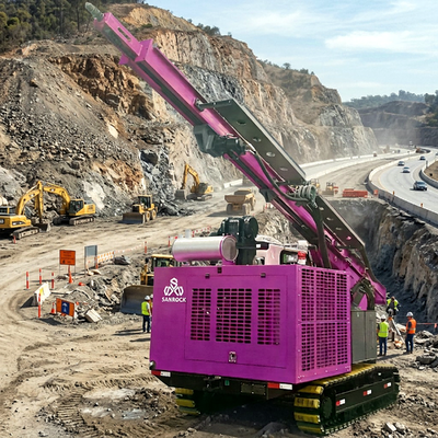 Ground Pile Drilling Rig Closed Off Dust Proof Cab Hydraulic Hammer Pile Driving Machine Diesel Pile Driver 