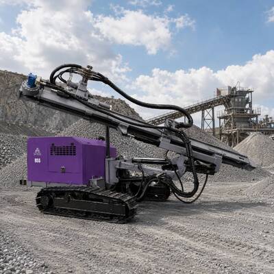 Équipement de foreuse hydraulique pour le forage de trous d'explosion verticaux, horizontaux et inclinés, foreuse de mines DTH
