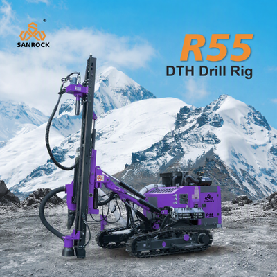 Separated DTH Drilling Rig High Precise Hard Rock Blasthole Drilling Machine Mining Machinery Crawler Drilling Rig 