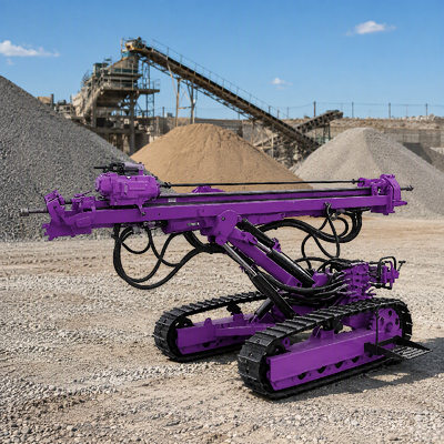 Crawler Pneumatic Drilling Machine Strong Feed Performance Mining Drill Rig Hydraulic DTH Drilling Rig Manufacturer
