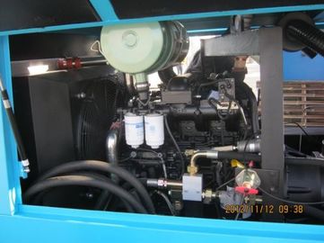 Pression d'utilisation diesel de barre de l'économie d'énergie 10-25 de compresseur d'air de vis de quatre roues